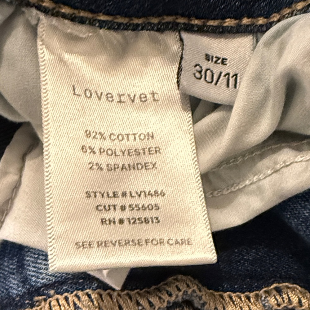 Lovervet Distressed Blue Women's Jeans - Picture 3 of 8